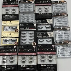 Ardell Professional False Eyelash Lot Lash Contour Remy Studio Effect Individual